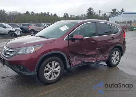 2014 Honda Cr-V Ex-L from USA, damaged, VIN 5J6RM4H79EL039321